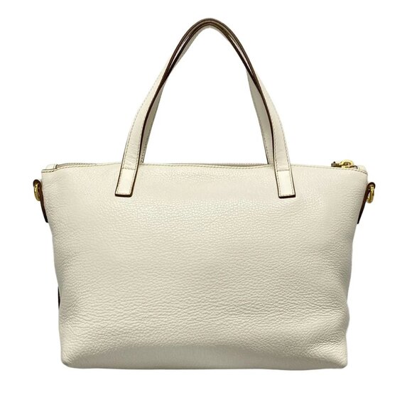 PRADA White Leather Handbag 849-081725 - Picture 2 of 14